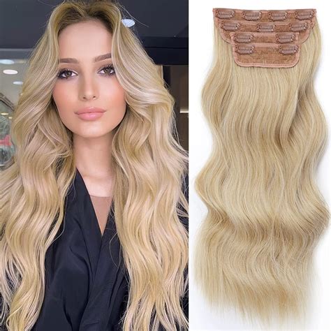 Hair Extensions av Fiberhår (Syntetiskt hår) .